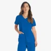 Blusa de trabajo con cuello en V Eds Essentials para mujer Blusa de trabajo con cuello en V Eds Essentials para mujer