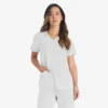 Blusa de trabajo con cuello en V Eds Essentials para mujer Blusa de trabajo con cuello en V Eds Essentials para mujer