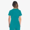 Blusa de trabajo con cuello en V Eds Essentials para mujer