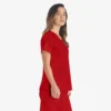 Blusa de trabajo con cuello en V Eds Essentials para mujer Blusa de trabajo con cuello en V Eds Essentials para mujer