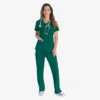 Blusa de trabajo con cuello en V Eds Essentials para mujer Blusa de trabajo con cuello en V Eds Essentials para mujer