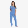 Blusa de trabajo con cuello en V Eds Essentials para mujer Blusa de trabajo con cuello en V Eds Essentials para mujer