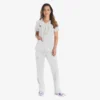 Blusa de trabajo con cuello en V Eds Essentials para mujer Blusa de trabajo con cuello en V Eds Essentials para mujer