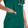 Blusa de trabajo con cuello en V Eds Essentials para mujer Blusa de trabajo con cuello en V Eds Essentials para mujer