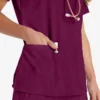 Blusa de trabajo con cuello en V Eds Essentials para mujer Blusa de trabajo con cuello en V Eds Essentials para mujer