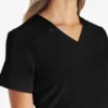 Blusa de trabajo con cuello en V Eds Essentials para mujer
