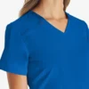 Blusa de trabajo con cuello en V Eds Essentials para mujer Blusa de trabajo con cuello en V Eds Essentials para mujer