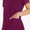 Blusa de trabajo con cuello en V Eds Essentials para mujer Blusa de trabajo con cuello en V Eds Essentials para mujer