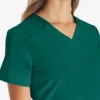 Blusa de trabajo con cuello en V Eds Essentials para mujer Blusa de trabajo con cuello en V Eds Essentials para mujer
