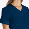 Blusa de trabajo con cuello en V Eds Essentials para mujer Blusa de trabajo con cuello en V Eds Essentials para mujer