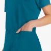 Blusa de trabajo con cuello en V Eds Essentials para mujer Blusa de trabajo con cuello en V Eds Essentials para mujer