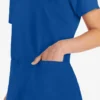 Blusa de trabajo con cuello en V Eds Essentials para mujer Blusa de trabajo con cuello en V Eds Essentials para mujer