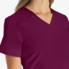 Blusa de trabajo con cuello en V Eds Essentials para mujer Blusa de trabajo con cuello en V Eds Essentials para mujer
