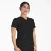 Blusa de trabajo con cuello en V Eds Nxt para mujer Blusa de trabajo con cuello en V Eds Nxt para mujer