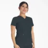 Blusa de trabajo con cuello en V Eds Nxt para mujer Blusa de trabajo con cuello en V Eds Nxt para mujer
