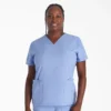Blusa de trabajo con cuello en V Eds Nxt para mujer Blusa de trabajo con cuello en V Eds Nxt para mujer