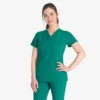 Blusa de trabajo con cuello en V Eds Nxt para mujer Blusa de trabajo con cuello en V Eds Nxt para mujer