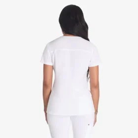 Blusa de trabajo con cuello en V Eds Nxt para mujer