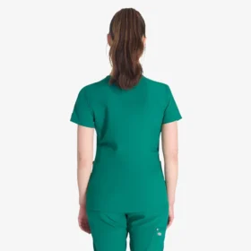 Blusa de trabajo con cuello en V Eds Nxt para mujer
