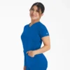 Blusa de trabajo con cuello en V Eds Nxt para mujer Blusa de trabajo con cuello en V Eds Nxt para mujer