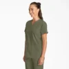 Blusa de trabajo con cuello en V Eds Nxt para mujer Blusa de trabajo con cuello en V Eds Nxt para mujer
