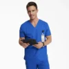 Blusa de trabajo con cuello en V Eds Signature para hombre