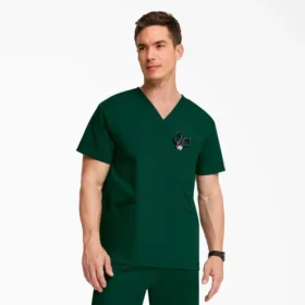 Blusa de trabajo con cuello en V Eds Signature para hombre