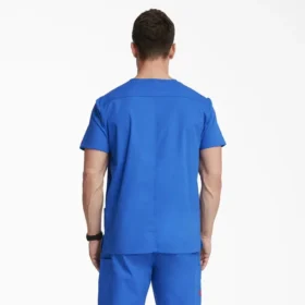 Blusa de trabajo con cuello en V Eds Signature para hombre