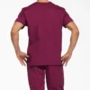 Blusa de trabajo con cuello en V Eds Signature para hombre