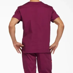 Blusa de trabajo con cuello en V Eds Signature para hombre