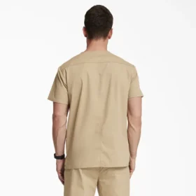 Blusa de trabajo con cuello en V Eds Signature para hombre