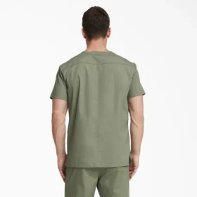 Blusa de trabajo con cuello en V Eds Signature para hombre