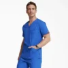 Blusa de trabajo con cuello en V Eds Signature para hombre