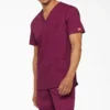 Blusa de trabajo con cuello en V Eds Signature para hombre