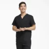Blusa de trabajo con cuello en V Eds Signature para hombre