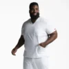 Blusa de trabajo con cuello en V Eds Signature para hombre