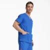 Blusa de trabajo con cuello en V Eds Signature para hombre