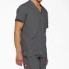 Blusa de trabajo con cuello en V Eds Signature para hombre