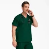 Blusa de trabajo con cuello en V Eds Signature para hombre