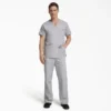 Blusa de trabajo con cuello en V Eds Signature para hombre