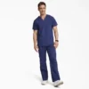 Blusa de trabajo con cuello en V Eds Signature para hombre