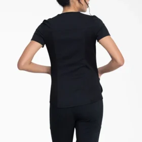 Blusa médica Balance con cuello en V para mujer