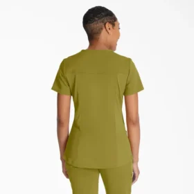 Blusa médica Balance con cuello en V para mujer