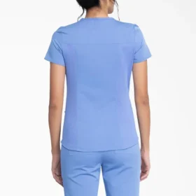 Blusa médica Balance con cuello en V para mujer