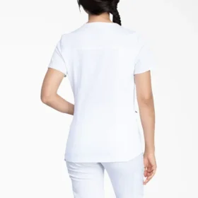 Blusa médica Balance con cuello en V para mujer