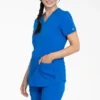 Blusa médica Balance con cuello en V para mujer