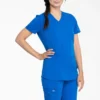 Blusa médica Balance con cuello en V para mujer