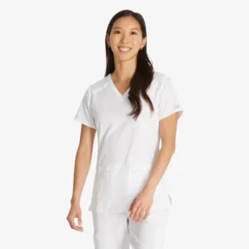 Blusa médica cruzada para mujer Eds Essentials