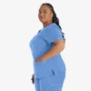 Blusa médica cruzada para mujer Eds Essentials Blusa médica cruzada para mujer Eds Essentials