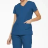 Blusa médica de cuello en V Eds Signature para mujer Blusa médica de cuello en V Eds Signature para mujer